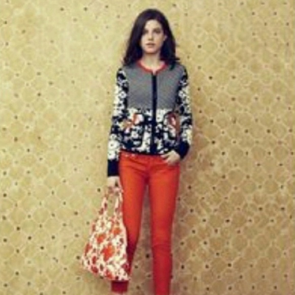 Tory Burch Denim - Tory Burch Poppy Logo Pocket Cropped Jean